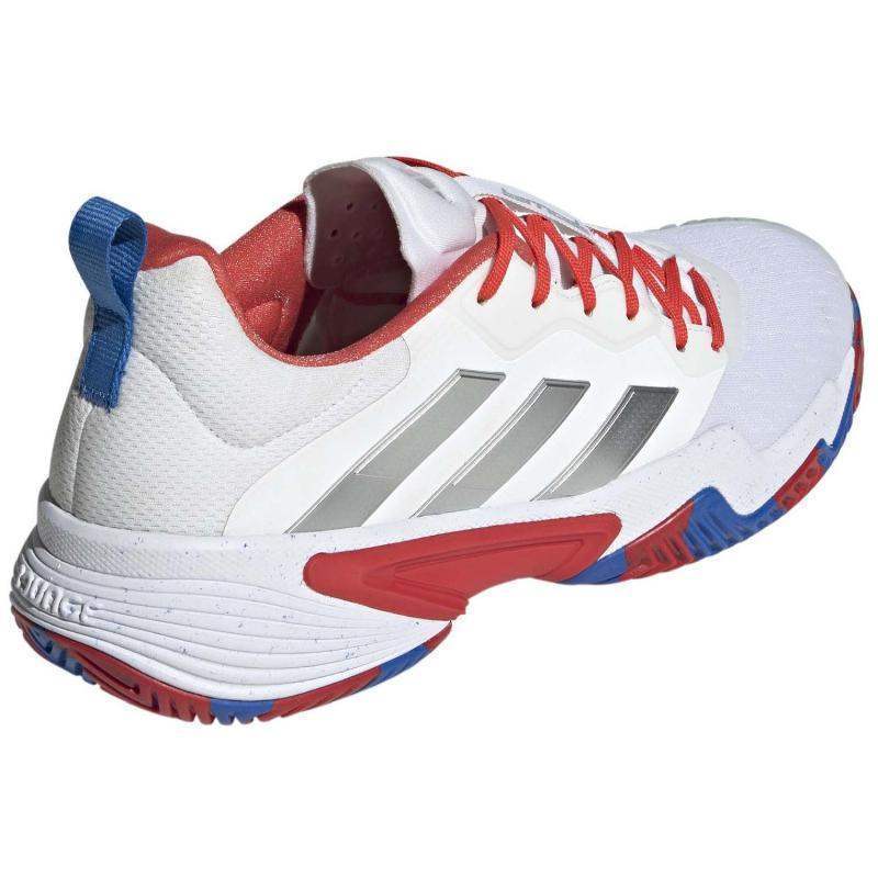 Adidas Barricade Schuhe Weiß Blau Rot