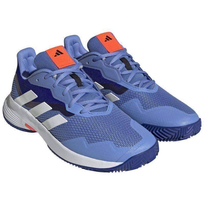 Adidas CourtJam Control Blau Fusion Weiß Sportschuhe