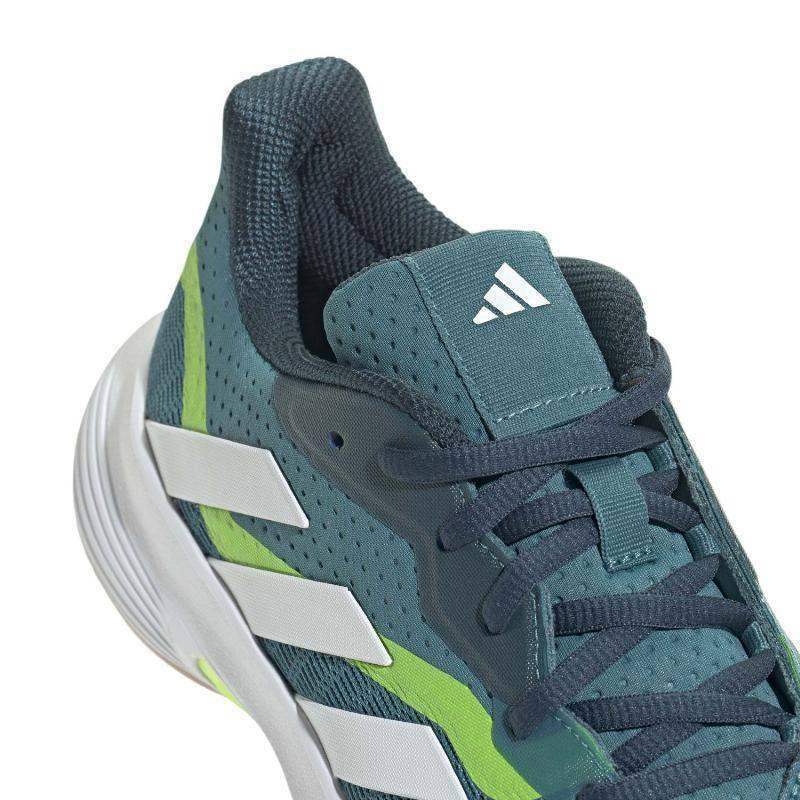 Adidas CourtJam Control Damenschuhe in Grün und Arktisweiß