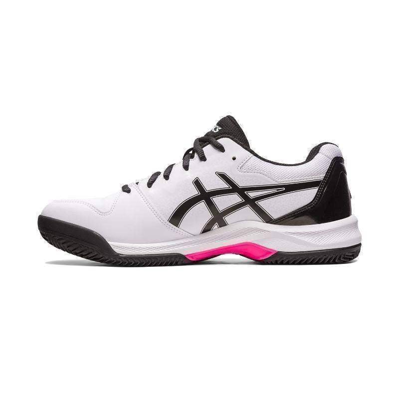 Asics Gel Dedicate 7 Clay Tennisschuhe Weiß Rosa Neon