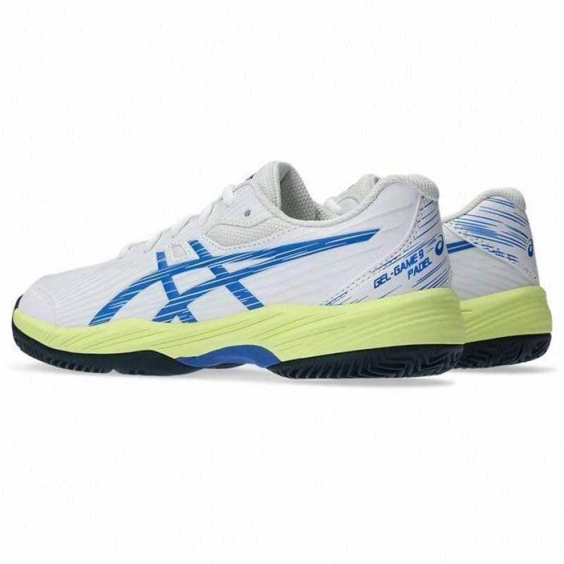 Asics Gel Game Padel 9 Junior Sportschuhe Weiß Blau