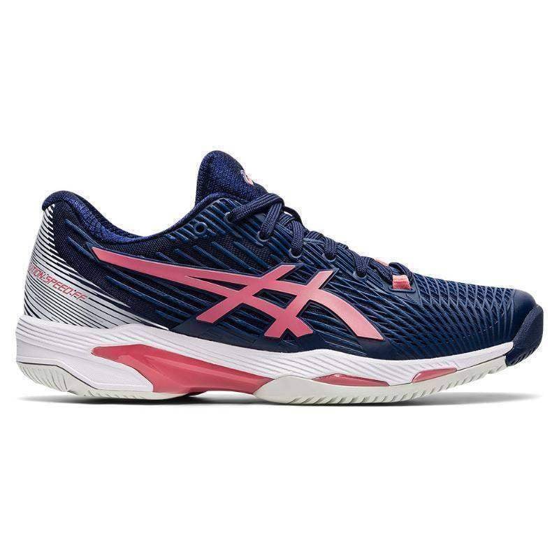 Asics Solution Speed FF2 Clay Dunkelblau Rosa Tennisschuhe