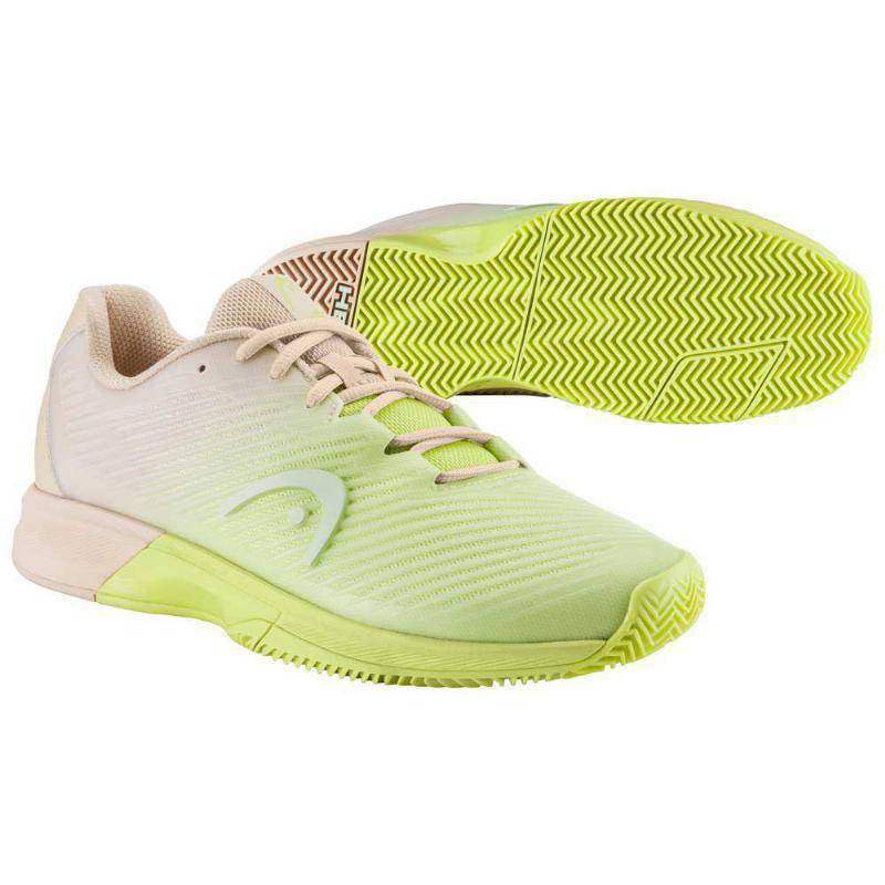 Head Revolt Pro 4. Clay Macadamia Lima Damen Tennisschuhe