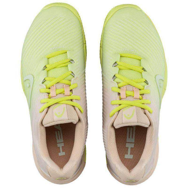 Head Revolt Pro 4. Clay Macadamia Lima Damen Tennisschuhe