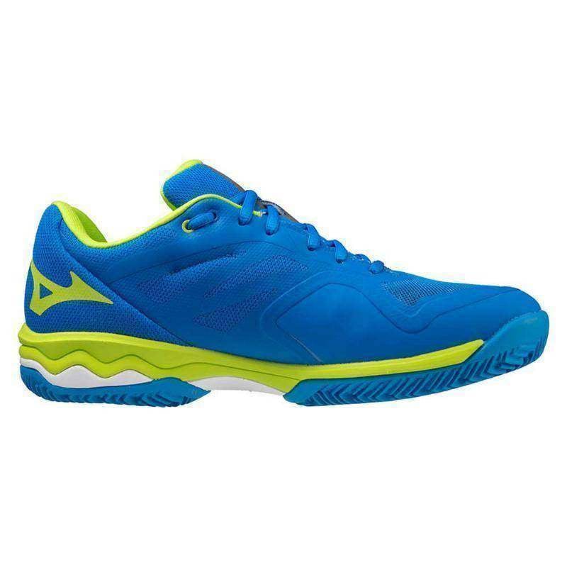 Mizuno Wave Exceed Light Blau Limette Sportschuhe