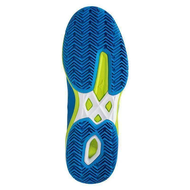 Mizuno Wave Exceed Light Blau Limette Sportschuhe