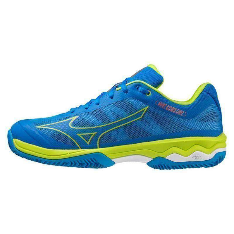 Mizuno Wave Exceed Light Blau Limette Sportschuhe