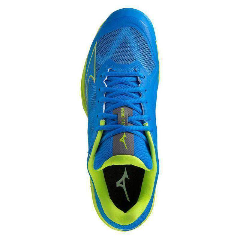 Mizuno Wave Exceed Light Blau Limette Sportschuhe