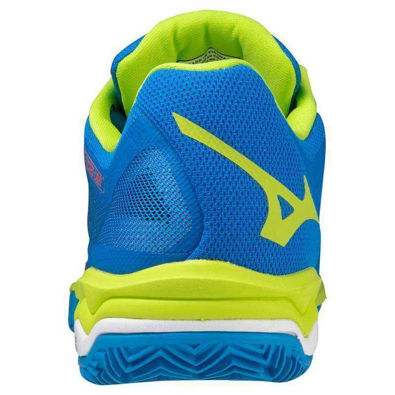 Mizuno Wave Exceed Light Blau Limette Sportschuhe