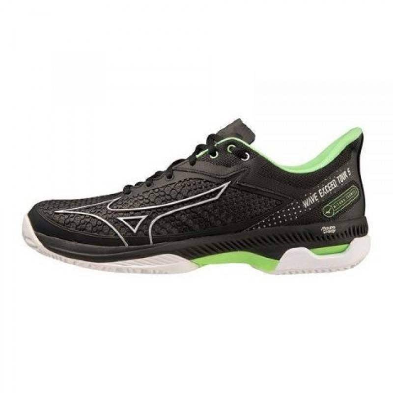 Mizuno Wave Exceed Tour 5 CC Schuhe Schwarz Grün