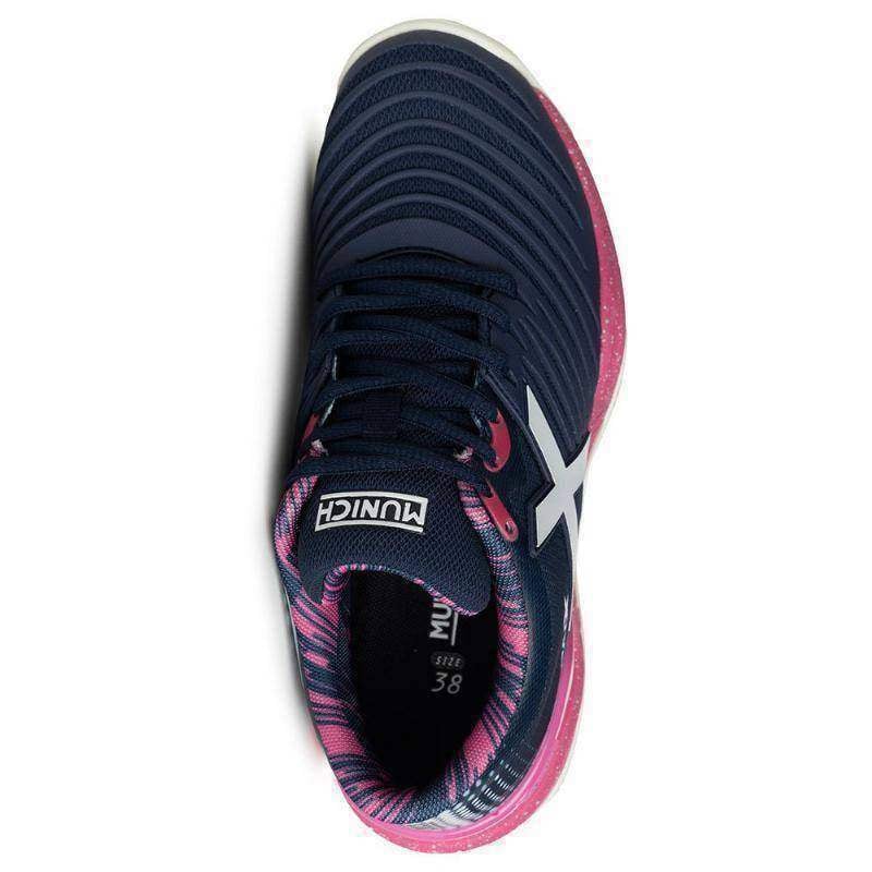 Munich Padx 40 Marine Fuchsia Turnschuhe