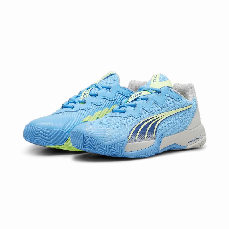 Puma Nova Elite Schuhe Blau Gelb Grau