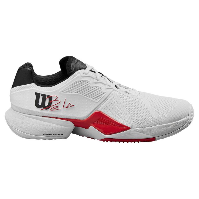 Wilson Bela Tour Schuhe Weiß Rot Schwarz